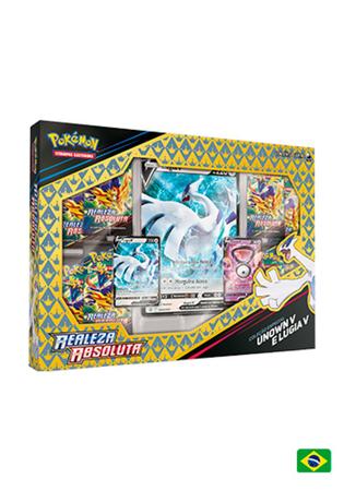 Pokémon TCG: Box Realeza Absoluta Coleção Especial Unown V e Lugia V -  Pokémon Company - Deck de Cartas - Magazine Luiza