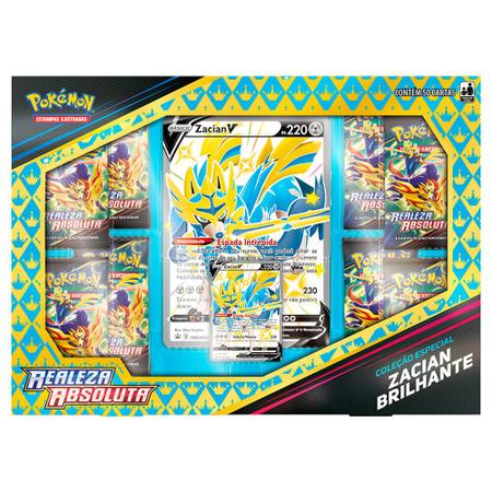 Pokémon Box Coleção Realeza Absoluta Zamazenta Shiny V Copag