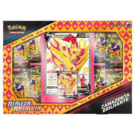 Pokémon Box Coleção Realeza Absoluta Zamazenta Shiny V Copag