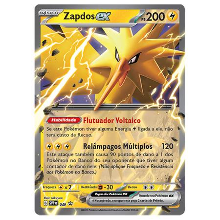 Box Pokémon Zapdos EX ou Alakazam EX Coleção Especial 151 Escarlate e  Violeta 3.5 Original e