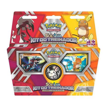 Deck Pokémon Lutador c/ Lycanroc EX Pronto para Jogar