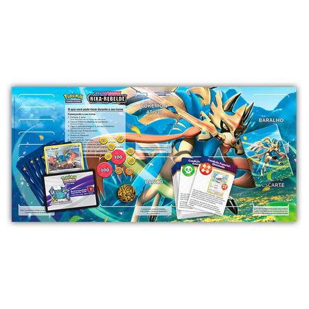 Pokémon tcg: Deck SWSH2 Rixa Rebelde - Baralho Temático Zacian +