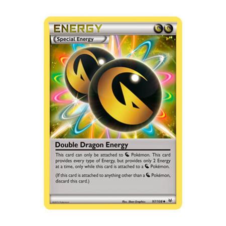 carta Pokemon energia dragão dupla (97/108) céus estrondosos