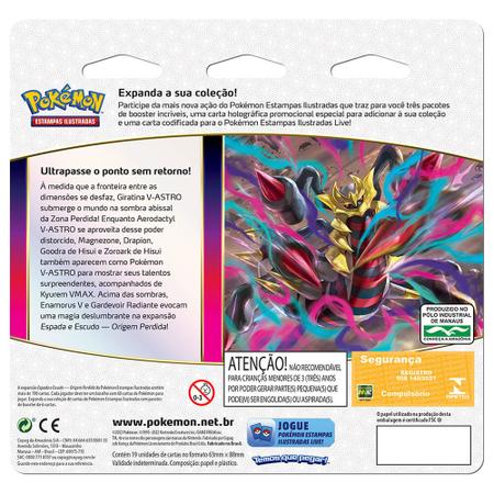 Pokémon TCG: SWSH11 Origem Perdida 2 Quad Pack - Weavile e
