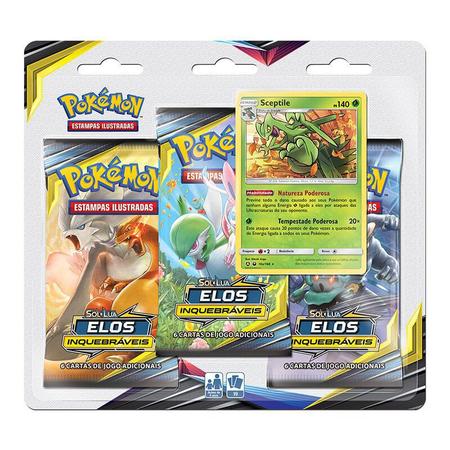 Pokemon TCG - Decks de Iniciante - Sceptile (Grama/Eletrico) e Ampharos  (Eletrico)