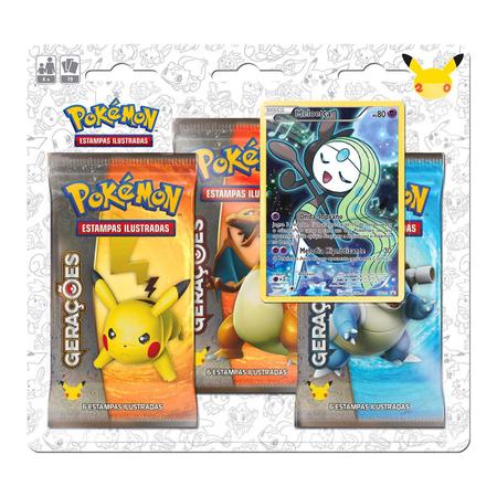 Pokémon Triple Pack Gerações Meloetta - Copag - Deck de Cartas - Magazine  Luiza