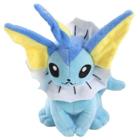 Pokemon Vaporeon 19cm Pelúcia Evoluções Eevee Evolution - Manú Presentes -  Pelúcia - Magazine Luiza