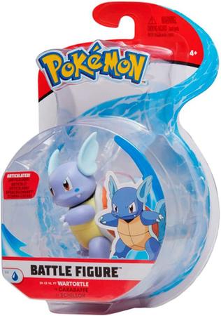 Pokémon - Figuras De Ação - Wartortle - 2783 - Sunny - Real Brinquedos