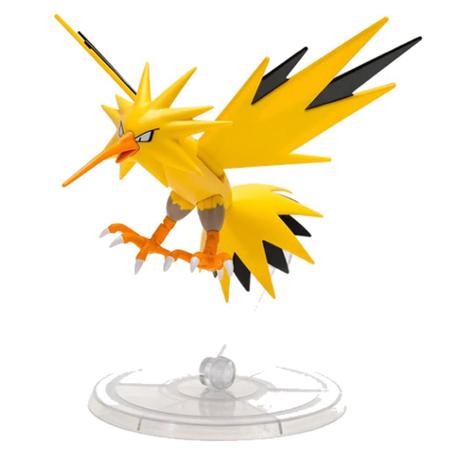 Pokémon Zapdos Boneco Articulado Trio Lendário de Kanto - Sunny