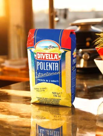 Imagem de Polenta Italiana Pré Cozida Instantânea Divella 500g