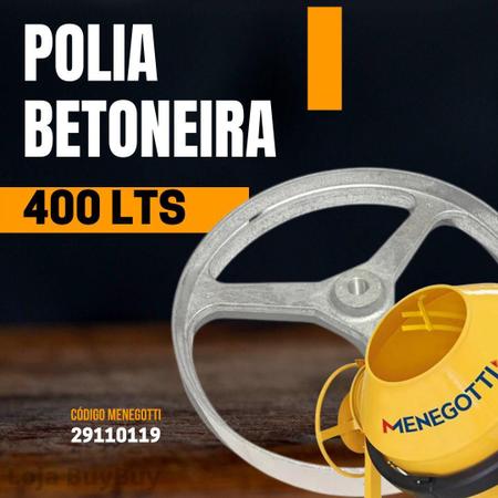 Imagem de Polia Movida Betoneira 400 Litros Menegotti Topmil Prime
