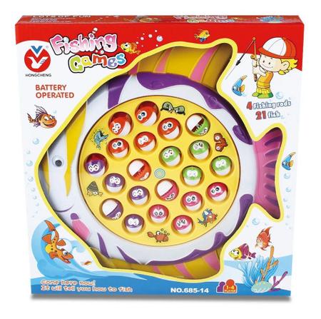 Brinquedo Jogo Pescaria Multijogador 32 Peixinhos 4 Lagos Polibrinq - Jogo  de Pesca - Magazine Luiza