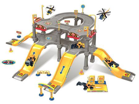 Pista carrinho helicoptero double park speedster 77 pecas polibrinq pk002