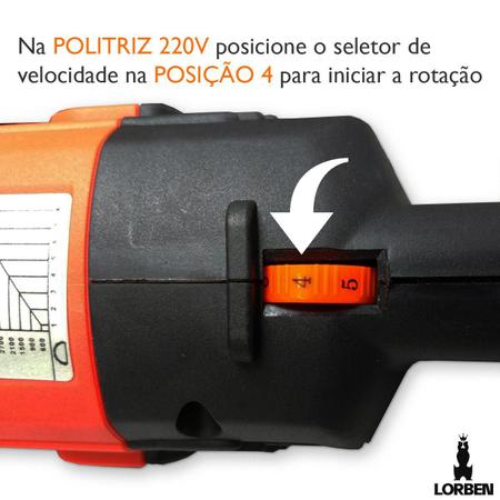 Imagem de Politriz Automotiva 7 Pol 180Mm 1400W 50/60Hz 110V Lorben