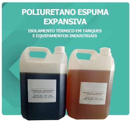 Poliuretano Liquido Expansiva ( Espuma Rigida ) A + B - 10Kgs - Terac -  Rejuvenescedor Facial - Magazine Luiza