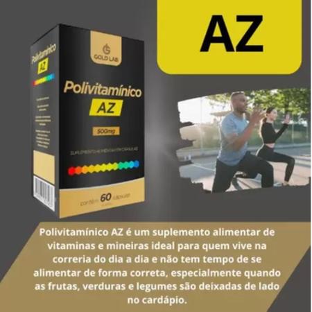 Imagem de Polivitamínico Az 60 Cápsulas Gold Lab