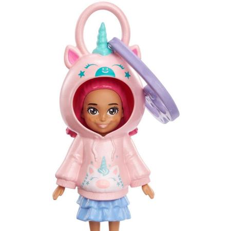 Boneca Polly Pocket Com Capuz De Bichinho E Clipe - Mattel