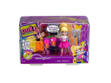 Polly Cola e Descola Sala de Jogos com Acessórios - Mattel