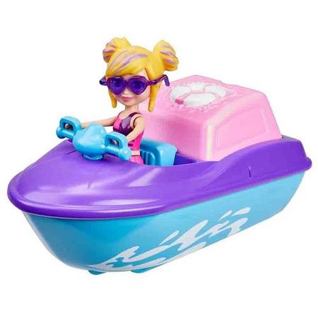 Polly Pocket Aventura Aquatica com Lancha Mattel GXV26 Bonecas