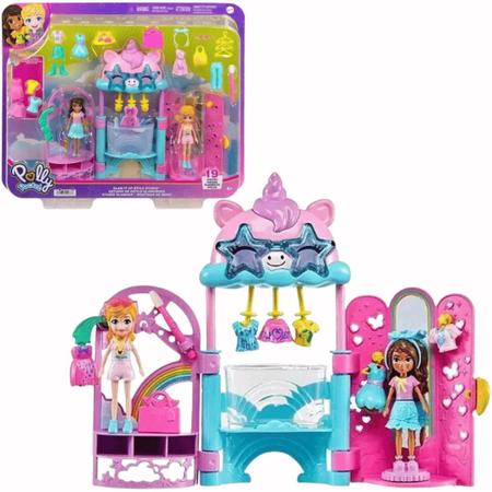 Boneca Polly Pocket e Cenário Boutique de Moda Mattel HKW09 - Star Brink  Brinquedos