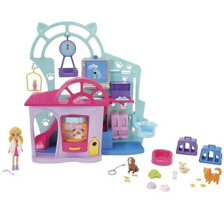 Polly Pocket Clinica Veterinaria Da Polly Mattel Gkl47 Playsets