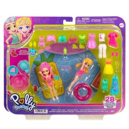 Polly Pocket! Clubhouse da Polly Set de Jogos Polly e Peaches Nova Polly  Mattel - Bonecas - Magazine Luiza