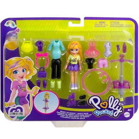 Polly Pocket Conjunto Festa de Patinação HDW51 - Mattel GBF85 - Os