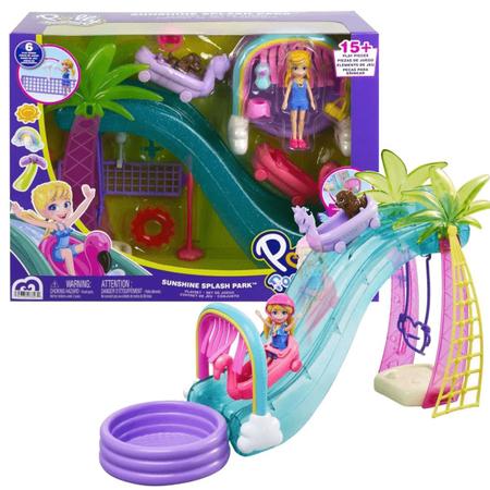 Boneca Polly Pocket - Parque Aquático Polly - Boneca Polly Pocket - Parque  Aquático Polly - MATTEL