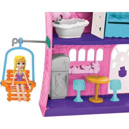 Playset e Mini Boneca – Polly Pocket – Casa do Lago da Polly – Mattel -  RioMar Recife Online