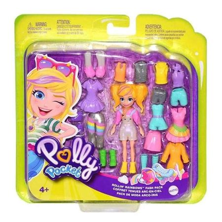 Polly Pocket Parque Divertido do Arco-Íris - Conjunto Fadas Polly - 15  Acessórios em Promoção na Americanas