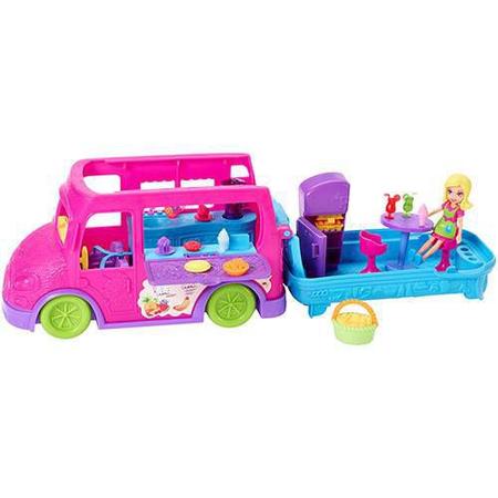 Food Truck 2 Em1 Mattel Polly Pocket Loira