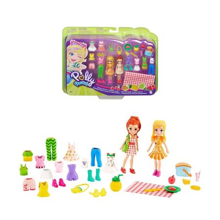 Polly Pocket - Kit Dia de Piquenique - Polly e Lila - Mattel