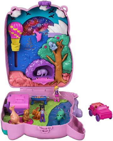 Polly Pocket Mini Mundo de Aventura Micro, Fun Brinquedos, Boneca, Multicor  : : Brinquedos e Jogos