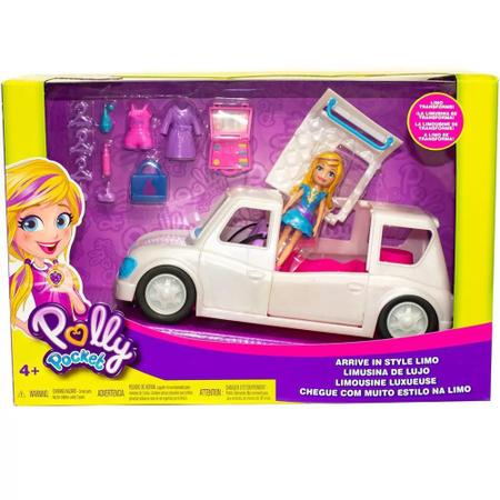 Polly Pocket Chegue com Muito Estilo na Limo - Mattel - Livraria e