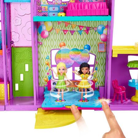 Polly Pocket Mega Casa De Surpresas 60x40cm! Original Mattel