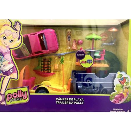 Boneca Polly Pocket Mega Trailer