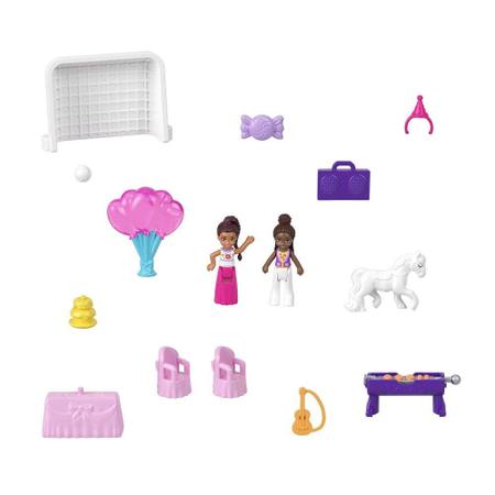 Polly Pocket Conjunto de Brinquedo Festa de Pinhata