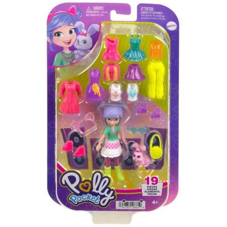 Polly Pocket - Pacote de Modas 19 Peças Hkv90 - MP Brinquedos