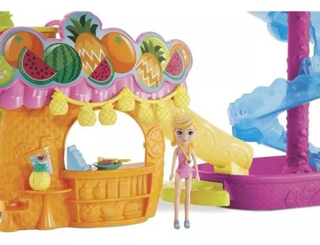 Boneca Polly Pocket Parque Aquático de Frutas - DVJ71 - Mattel