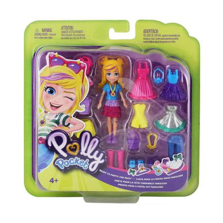 Boneca POLLY Pocket Pronta para a Festa KIT Fabuloso Mattel GFT97