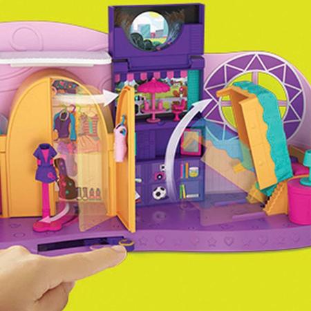 Polly Pocket Quarto Transformável Da Polly - Mattel