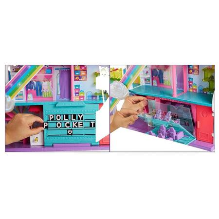 Polly Pocket Playset Shopping Doces Surpresas Mattel - Papelaria Arco Iris