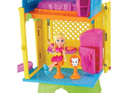 Polly Pocket! Clubhouse da Polly Set de Jogos Polly e Peaches Nova Polly  Mattel - Bonecas - Magazine Luiza