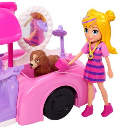 Polly Pocket - Veículo Banho de Cachorros - Mattel Gdm10 - Pirlimpimpim  Brinquedos