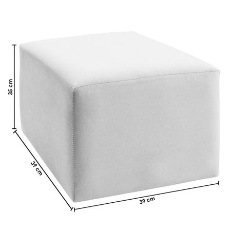 Poltrona Cadeira de Amamentação Balanço + Puff Ternura Material Sintético  Bege - Speciale Home