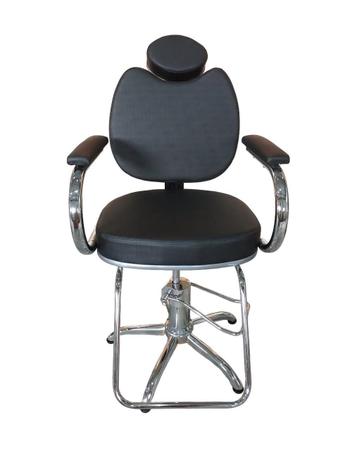 Poltrona Cadeira Para Salão Cabeleireiro Barbeiro Fixo Preto em