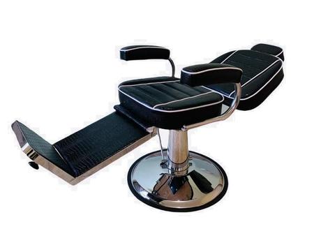Poltrona Cadeira Reclinável Para Barbeiro - BM Móveis - Para Salão de Beleza