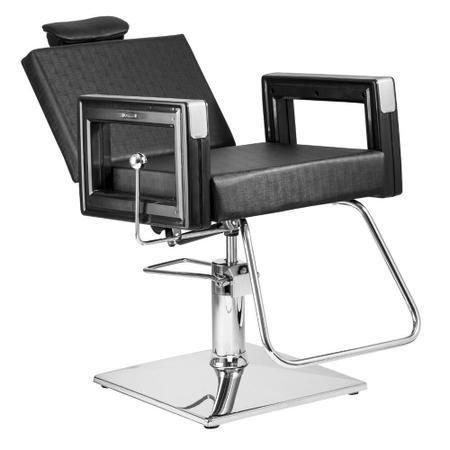 Cadeira Para Salão Beleza Cabeleireiro Barbeiro Reclinável Dompel