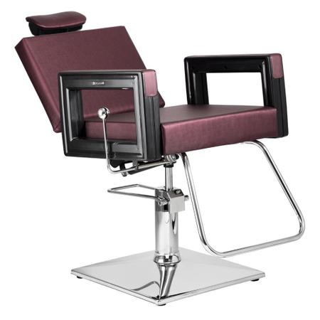 Cadeira Reclinável Cabeleireiro Barbeiro Salão Maquiagem.