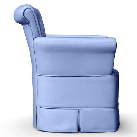 Poltrona de Amamentação Balanço Bárbara Sintético Azul - Phoenix - Phoenix Baby Imagem de Poltrona de Amamentação Balanço Bárbara Sintético Azul - Phoenix